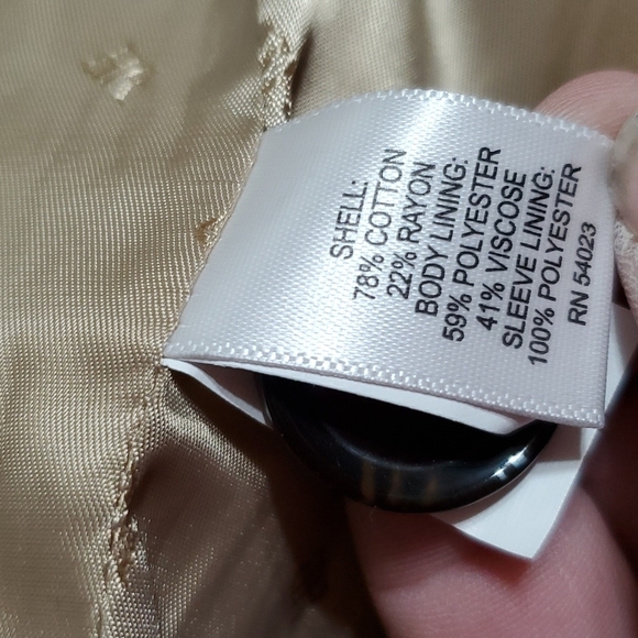 Banana republic double breasted leopard print tan belted jacket coat - Picture 8 of 12